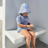 Petit Crabe Betsy B Luna Boatneck Swim Shirt Liberty© fabric