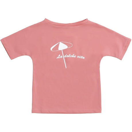 Petit Crabe Lemonade Luna Vita Boatneck Swim Shirt