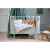 Sebra Bed Baby & Junior Mist Green