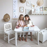 Cam Cam Copenhagen Harlequin Kids Table White 2