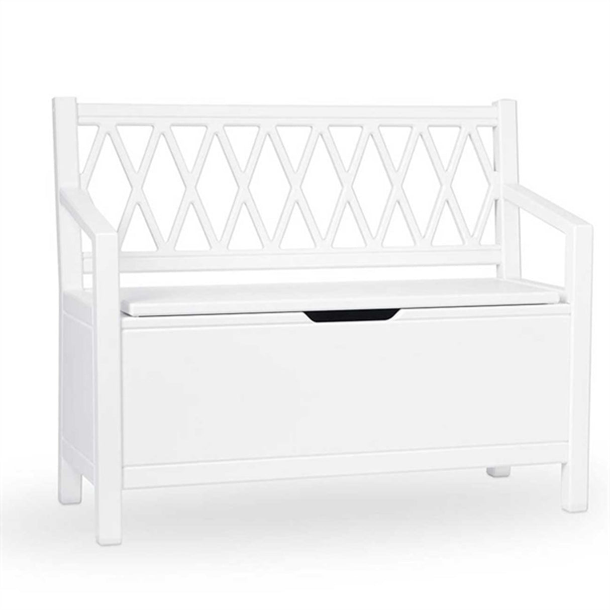 Cam Cam Copenhagen Harlequin Kids Storage Bench White