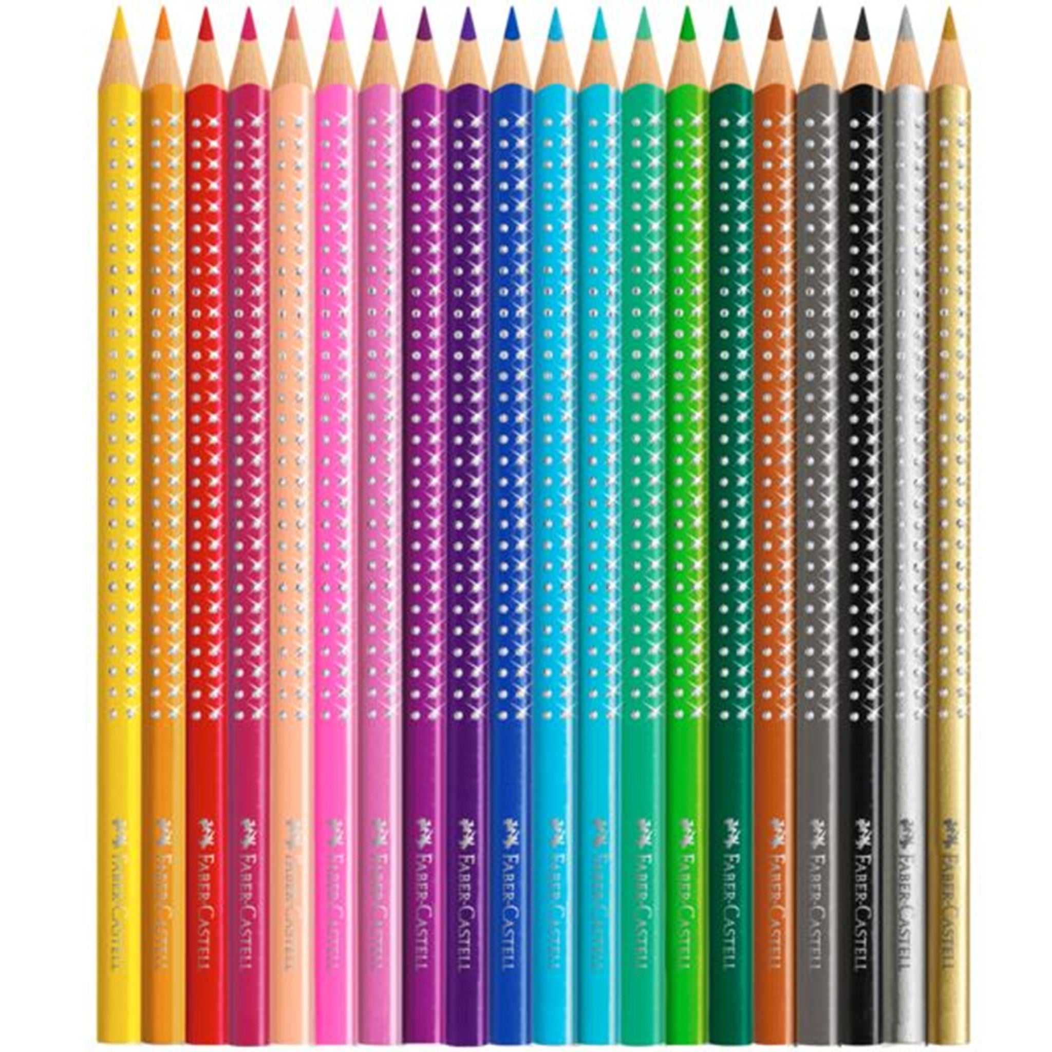 Faber Castell Grip Sparkle 20 Pencils 4