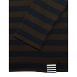 Mads Nørgaard Black Coffee/Sky Captain Midi Rib Tobino Blouse 2