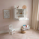 Cam Cam Copenhagen Harlequin Wall Hung Changing Table White