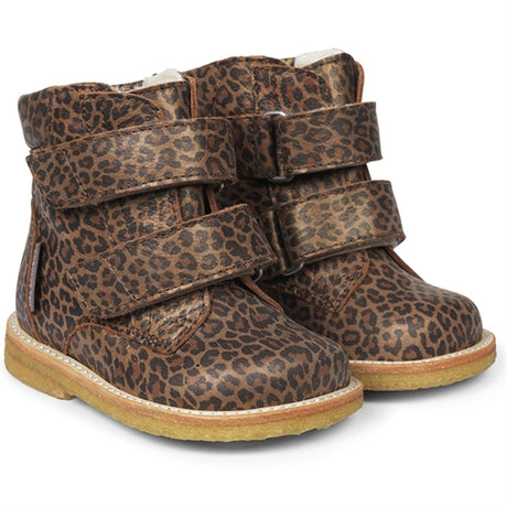 Angulus Beginner Tex-Boots w Velcro Brown Leo