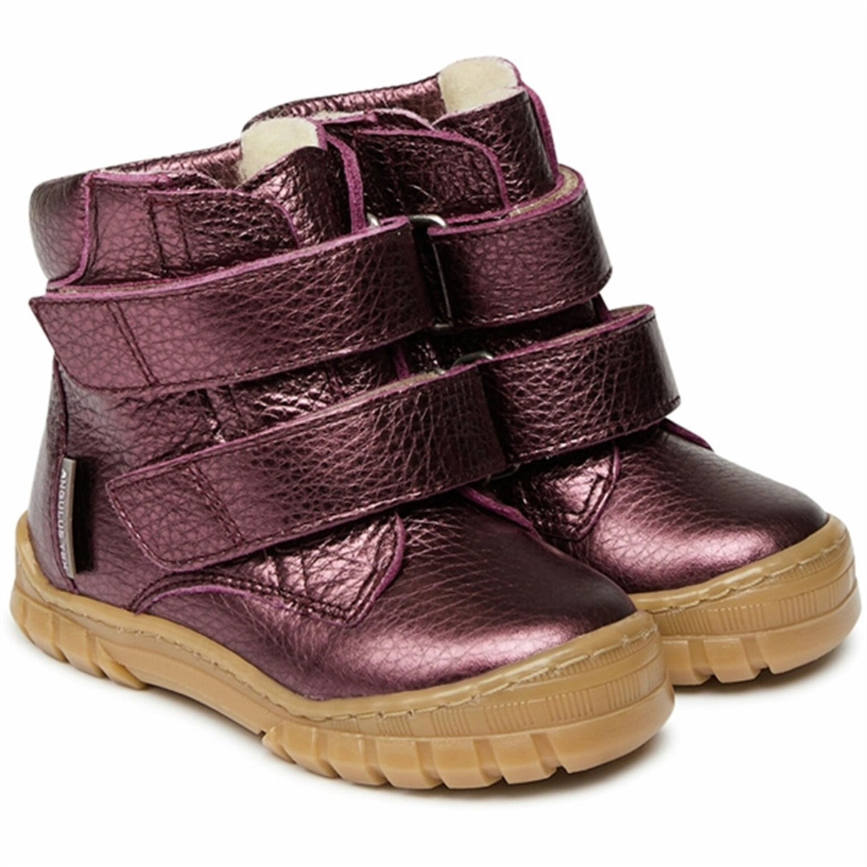 Angulus Beginner Tex Boots w Velcro Plum Shine