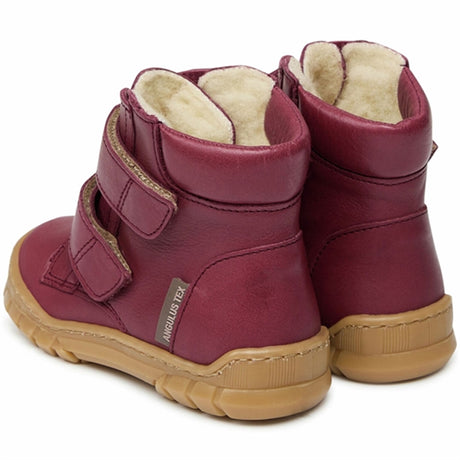 Angulus Beginner Tex Boots w Velcro Plum 2