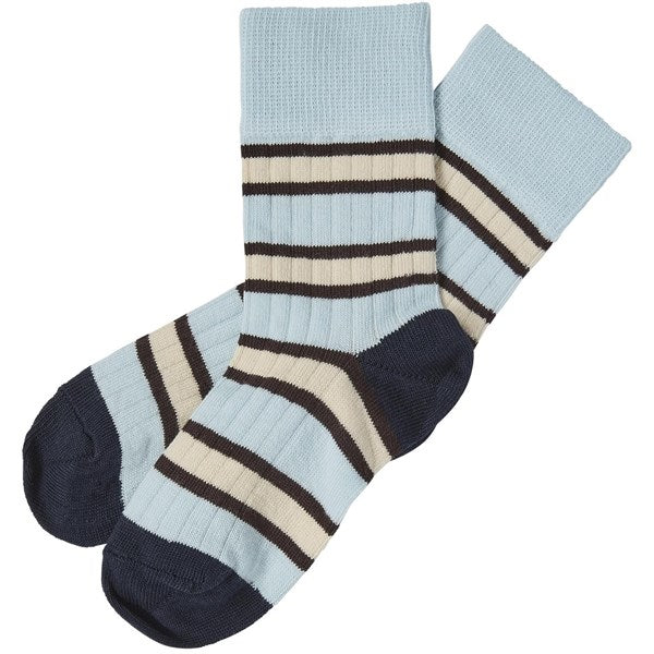 FUB Cloud/Mulberry 2-pack Two Tone Striped Socks 2