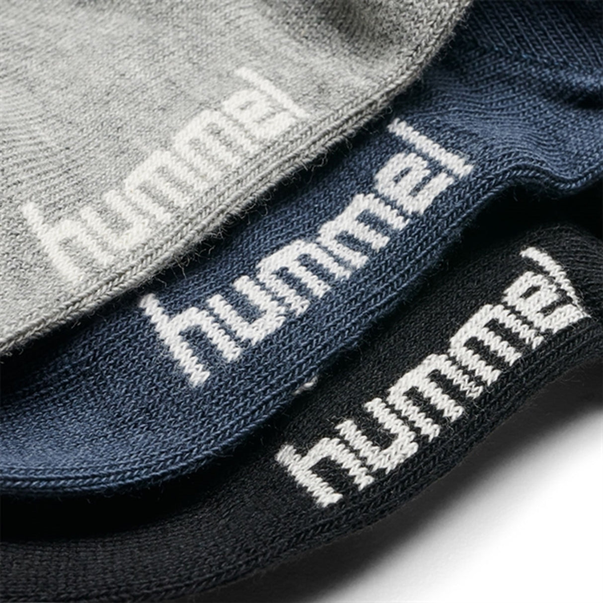 Hummel Black/Grey Melange/Blue Nights Sora Socks 3-Pack 2