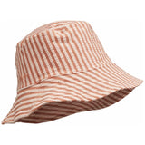 Liewood Matty Stripe Sunhat Seersucker Tuscany Rose/Sandy