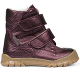 Angulus Tex Boots w Velcro Plum Shine 2
