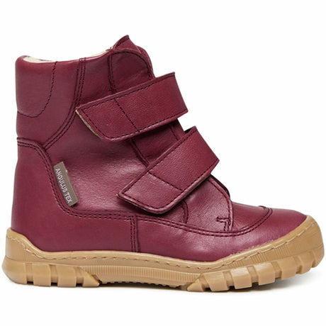 Angulus Tex Boots w Velcro Plum 2