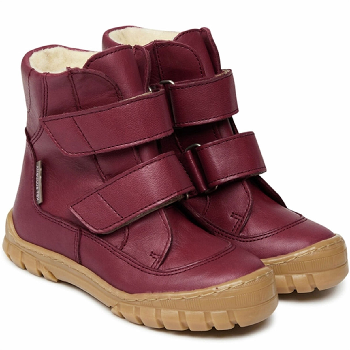 Angulus Tex Boots w Velcro Plum