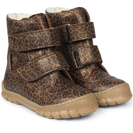 Angulus Tex Boots w Velcro Brown Leo