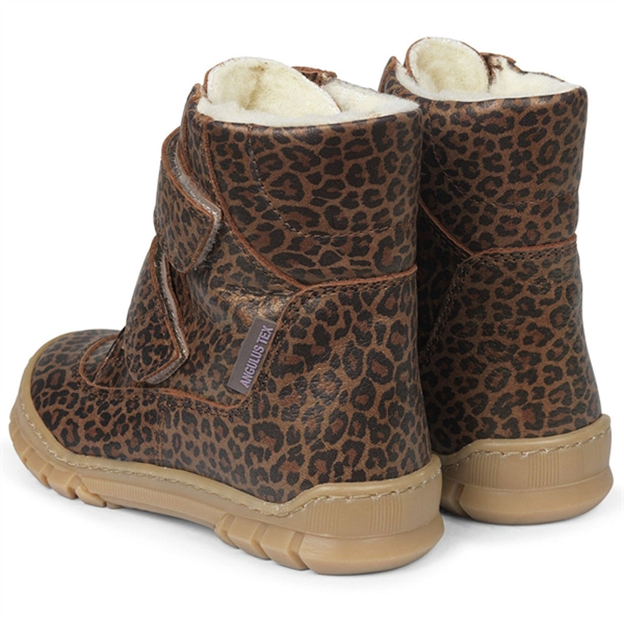 Angulus Tex Boots w Velcro Brown Leo 6