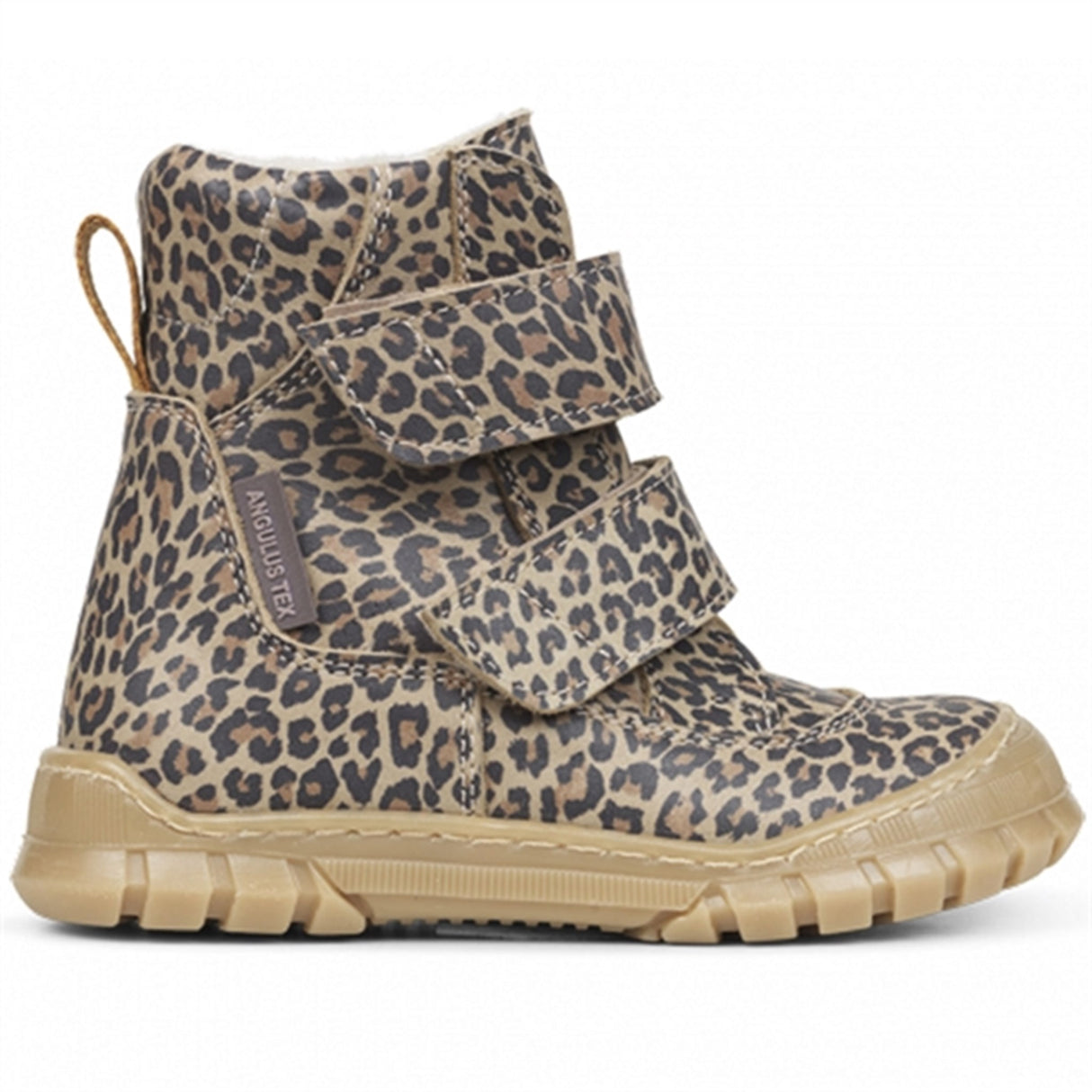Angulus Tex Boots w Velcro Leopard 3