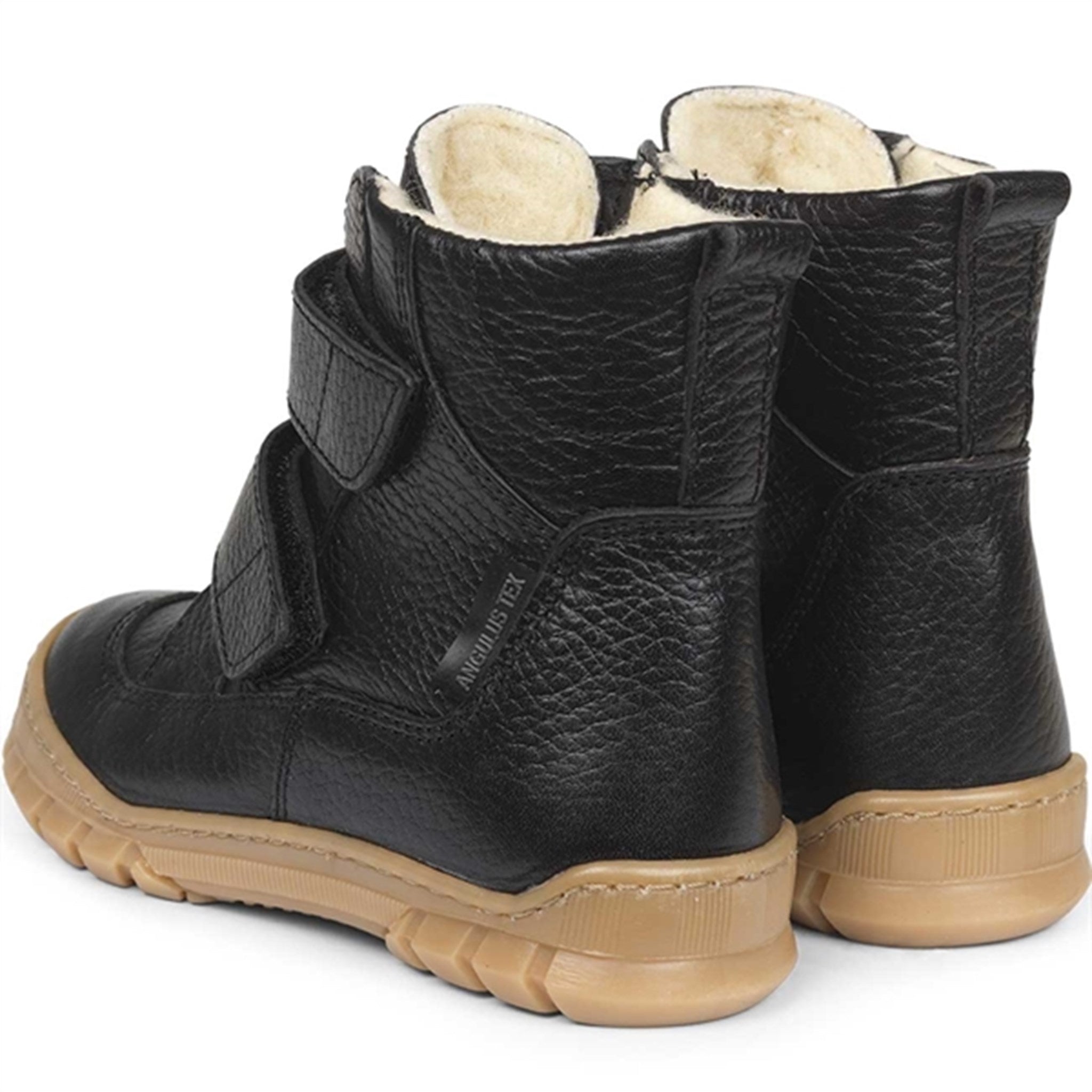 Angulus TEX Boots w. Velcro Black 2115-101-2504 2