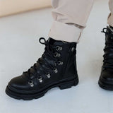 ​​​​​​​Angulus TEX Boots w. Laces And Zipper Black 2118-101-7202-2185/1163