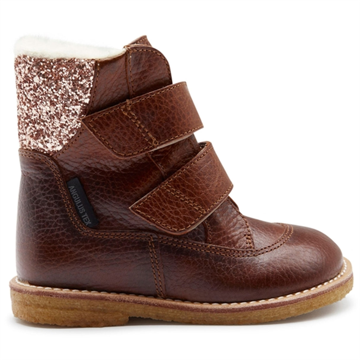 Angulus Tex-Boots With Velcro Cognac/Maple 3