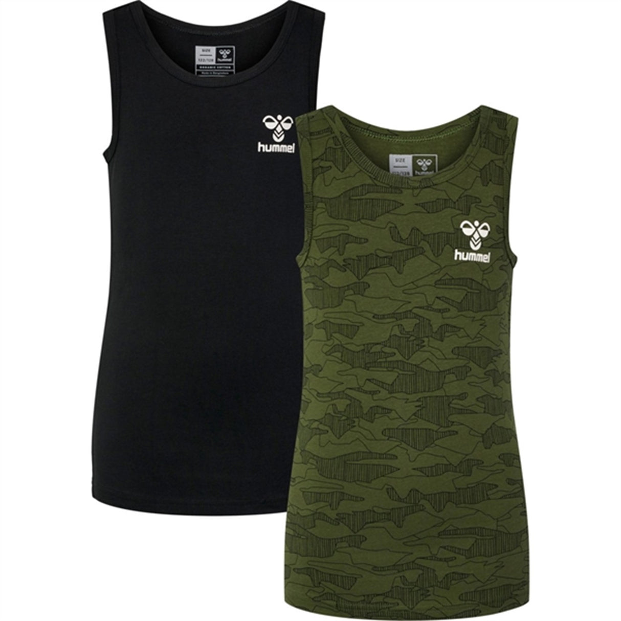 Hummel Olive Night Nolan Tank Top 2-Pack