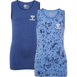 Hummel Dark Denim Nolan Tank Top 2-pack