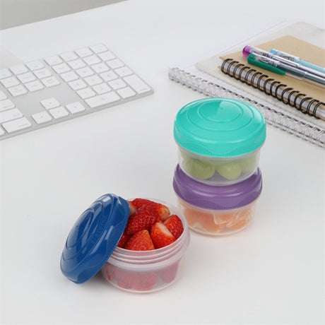 Sistema To Go Mini Bites Food Storage 130 ml Mixed Pack 3-pack