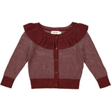 MarMar Dark Ruby Zigzag Tilda Frill Cardigan