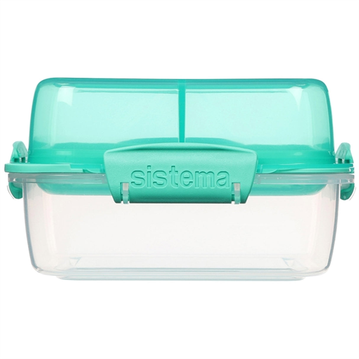 Sistema To Go Lunch Stack Square Lunch Box 1,24 L Minty Teal