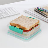 Sistema To Go Sandwich Lunch Box 450 ml Minty Teal 2