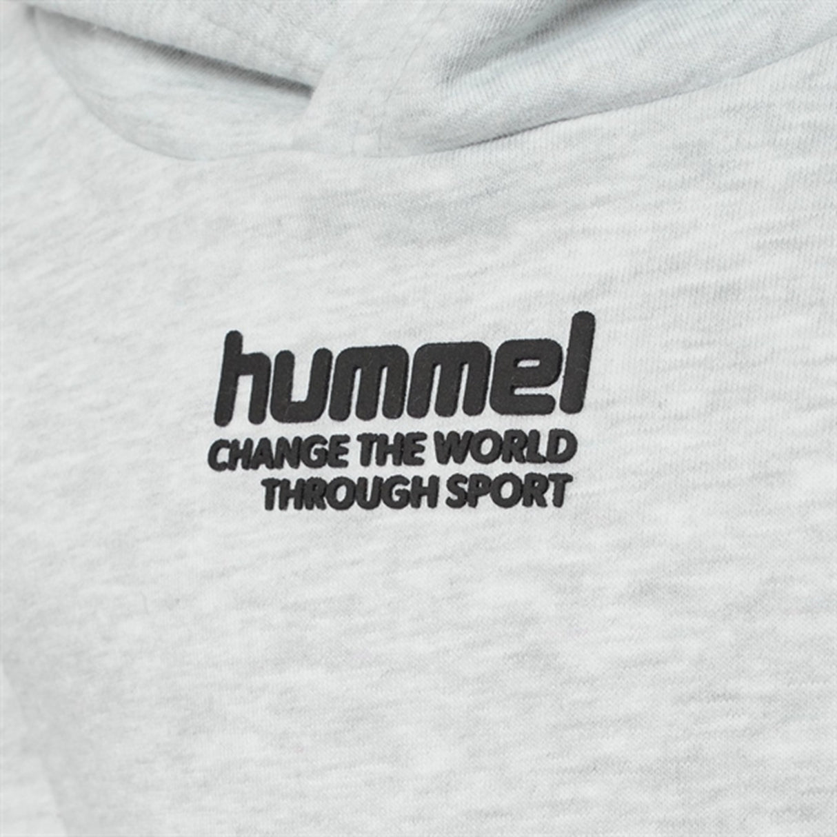 Hummel Ultra Light Grey Melange Pure Hoodie 2