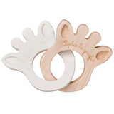 Sophie la Girafe So Pure Rubber & Wood Silhouette Rings