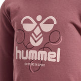 Hummel Rose Brown Lime Sweatshirt 2