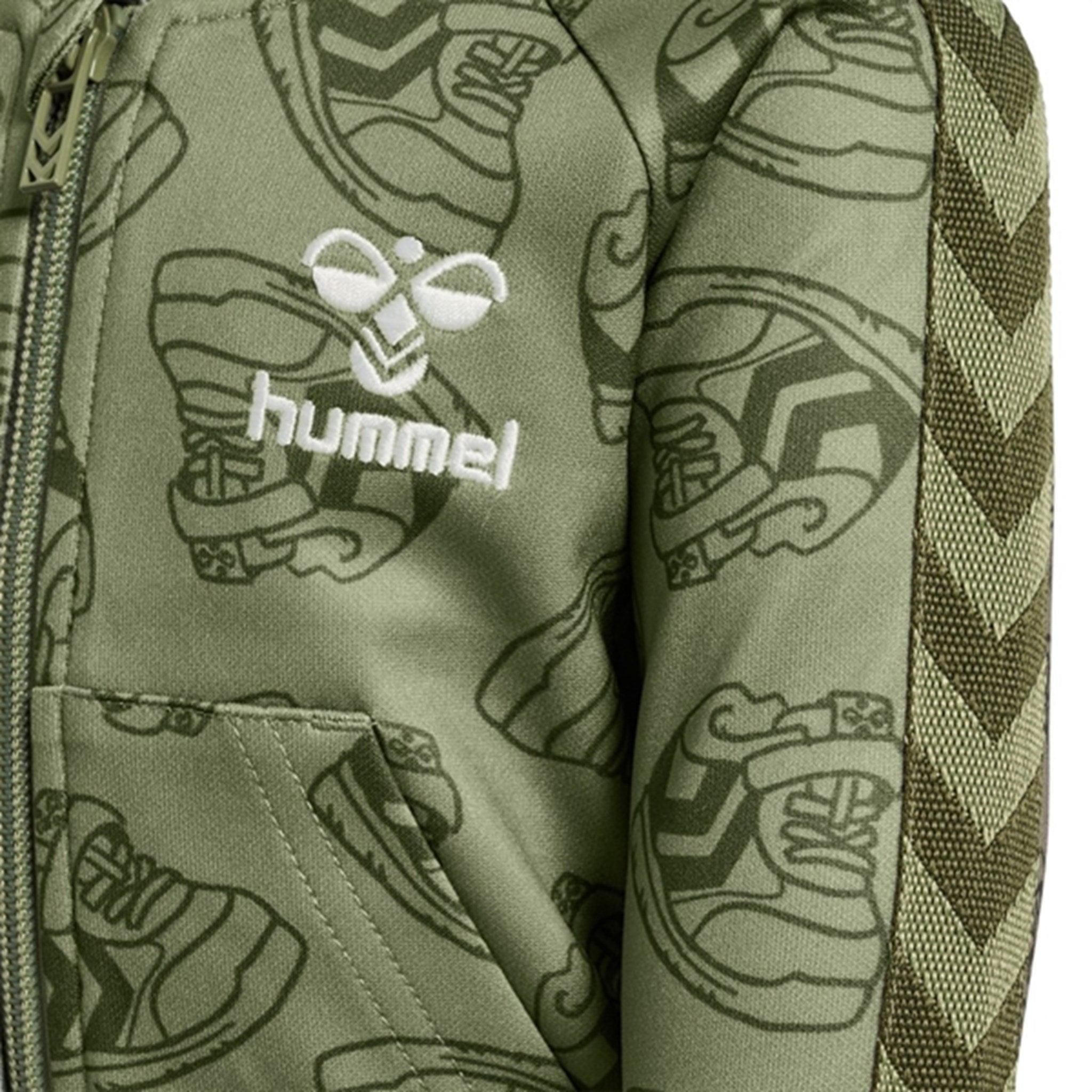 Hummel Oil Green Sneaker Jacket 2