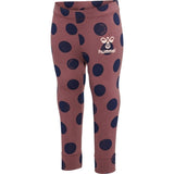 Hummel Rose Brown Dotty Leggings 3