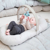 Done by Deer Cozy Lounger W/Activity Bow Raffi Blue