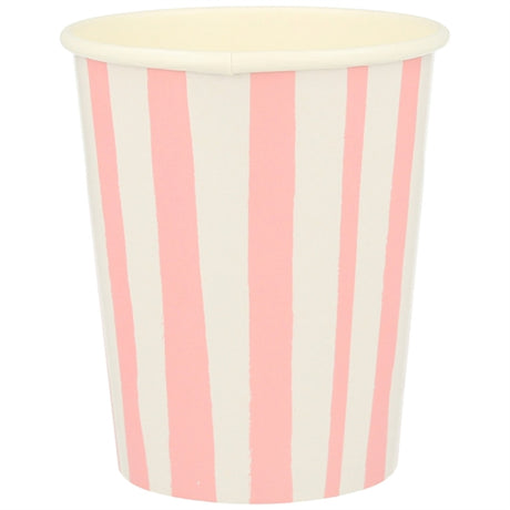 Meri Meri Stripe Pink Cups 8 stk