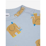 Bobo Choses Light Blue The Elephant Blouse AOP 3