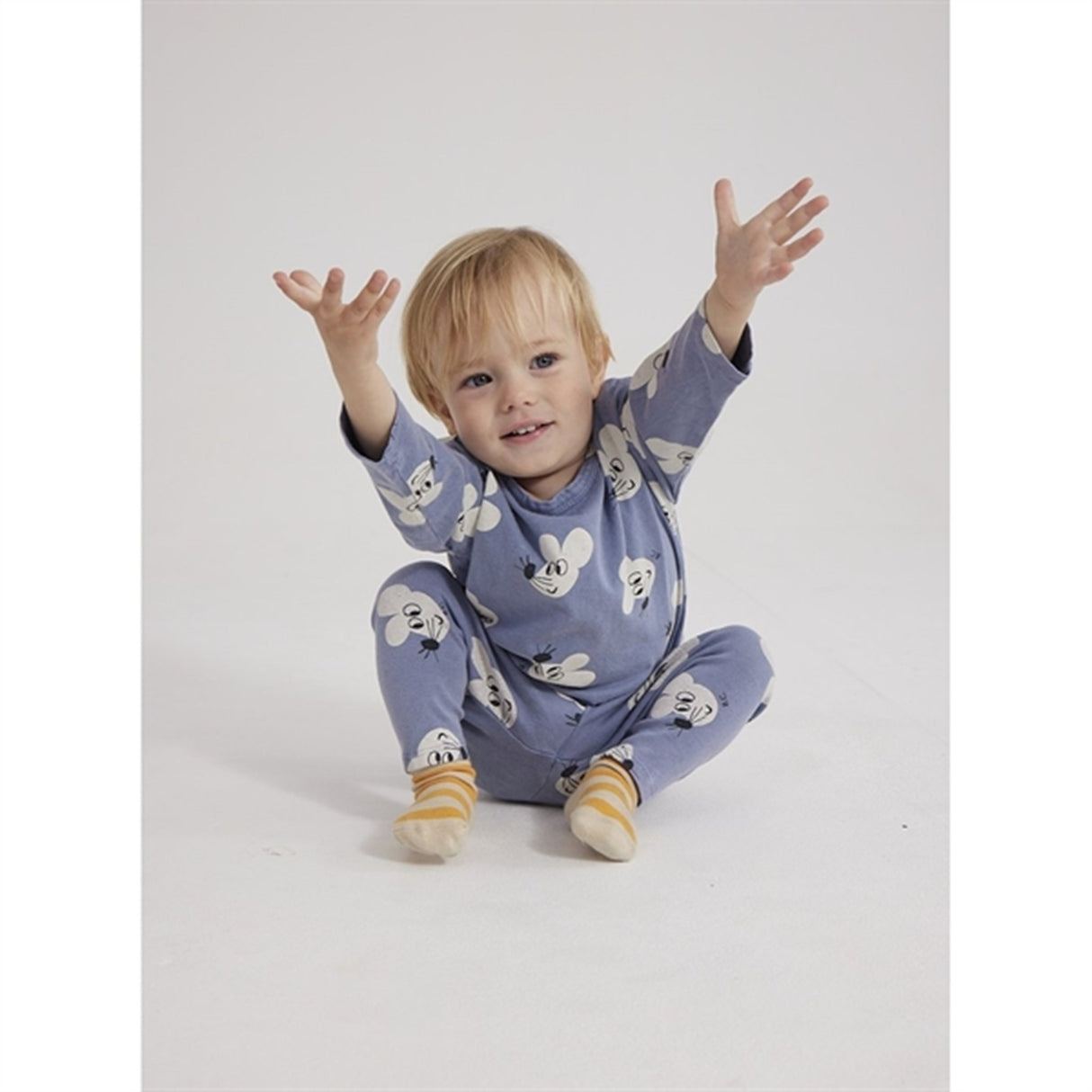 Bobo Choses Blue Mouse Blouse AOP 3