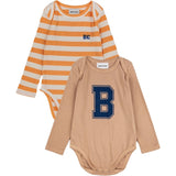 Bobo Choses Curry Yellow Stripes Body 2-pack