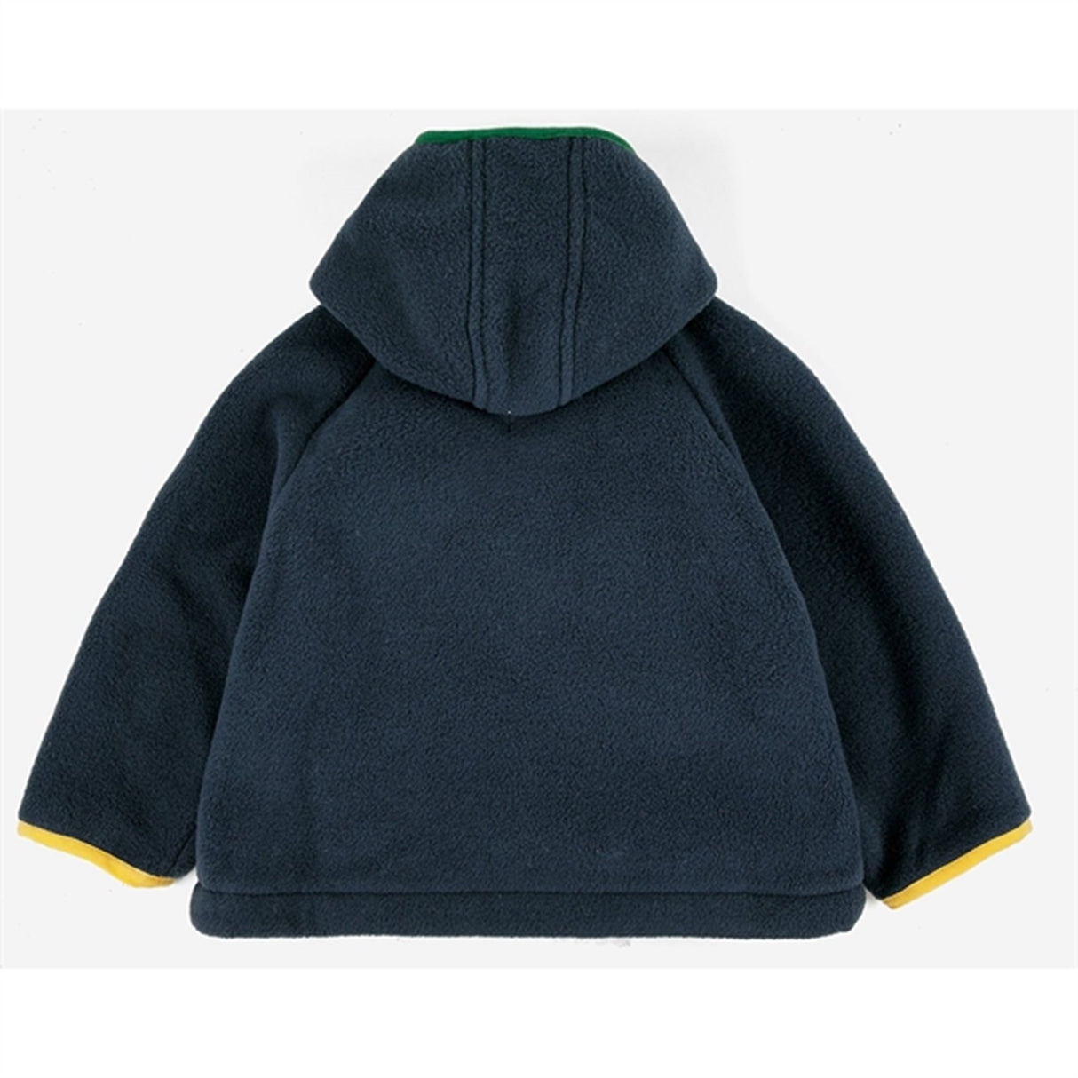 Bobo Choses Midnight Blue Color Block Polar Hooded Jacket 5