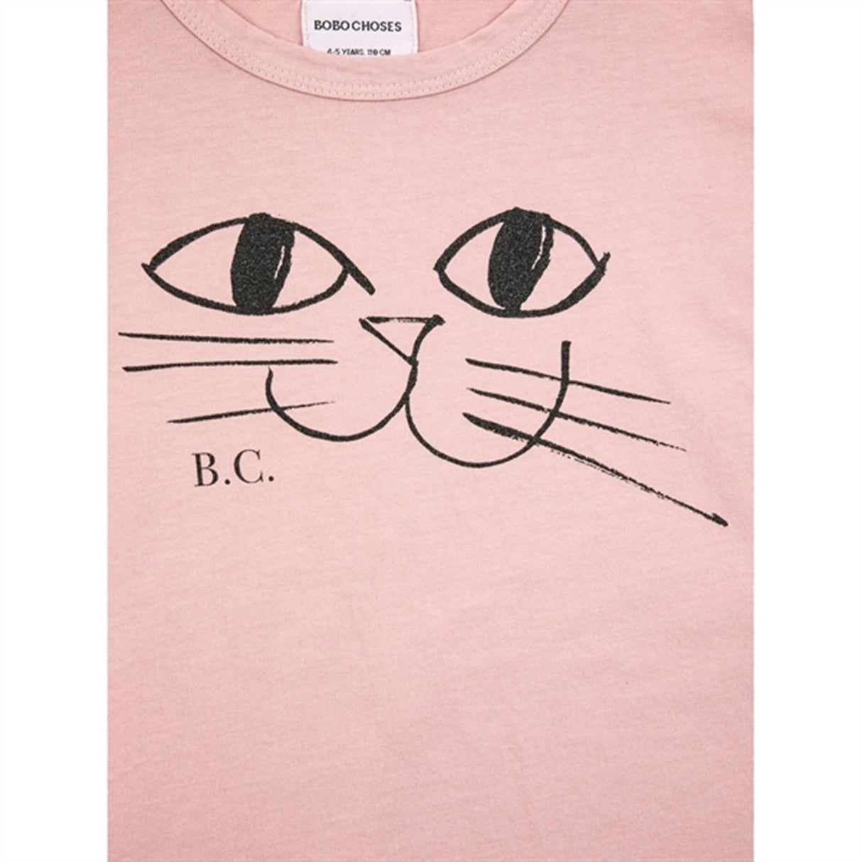 Bobo Choses Pink Smiling Cat Blouse 2