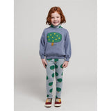 Bobo Choses Prussian Blue Green Tree Sweatshirt 2