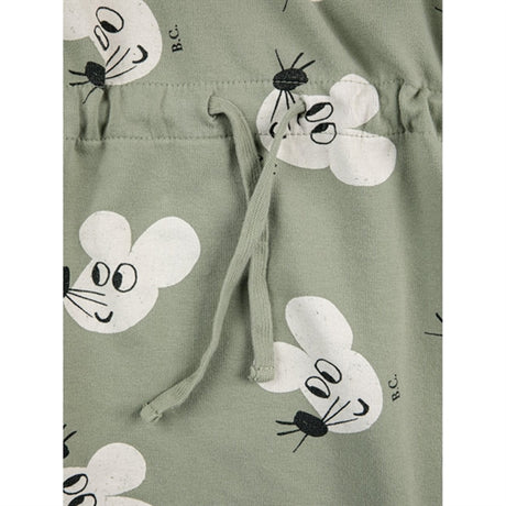 Bobo Choses Light Green Mouse Dress AOP 2