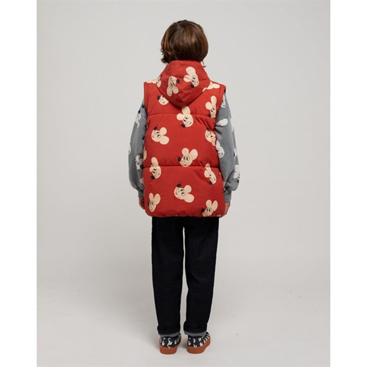 Bobo Choses Brown Mouse Polstret Jacket AOP 7