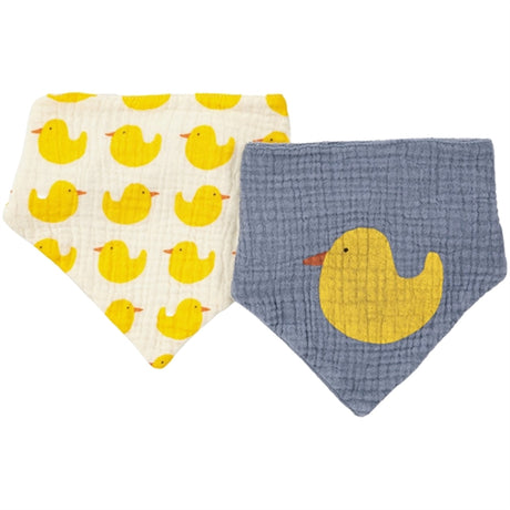 Bobo Choses Blue Rubber Duck Bib 2-pack