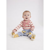 Bobo Choses Curry Yellow Stripes Socks 3