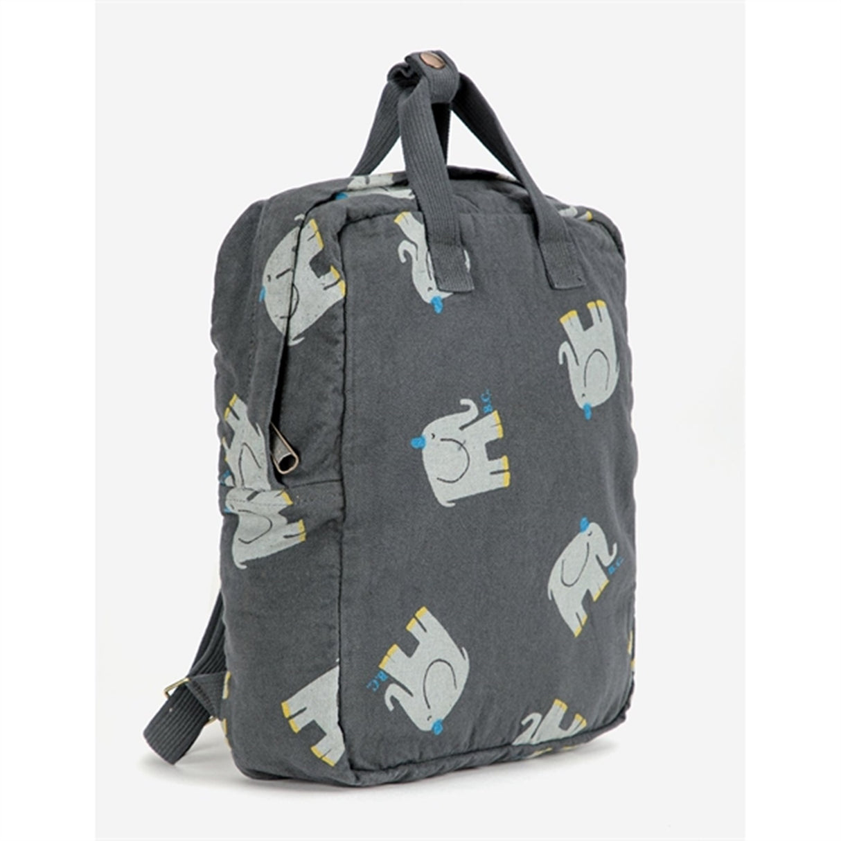 Bobo Choses Dark Grey The Elefant Schoolbag AOP 2