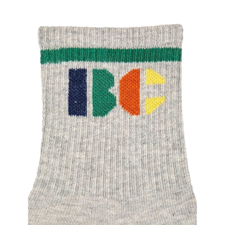 Bobo Choses Light Heather Grey Multicolor Bc Short Socks 2