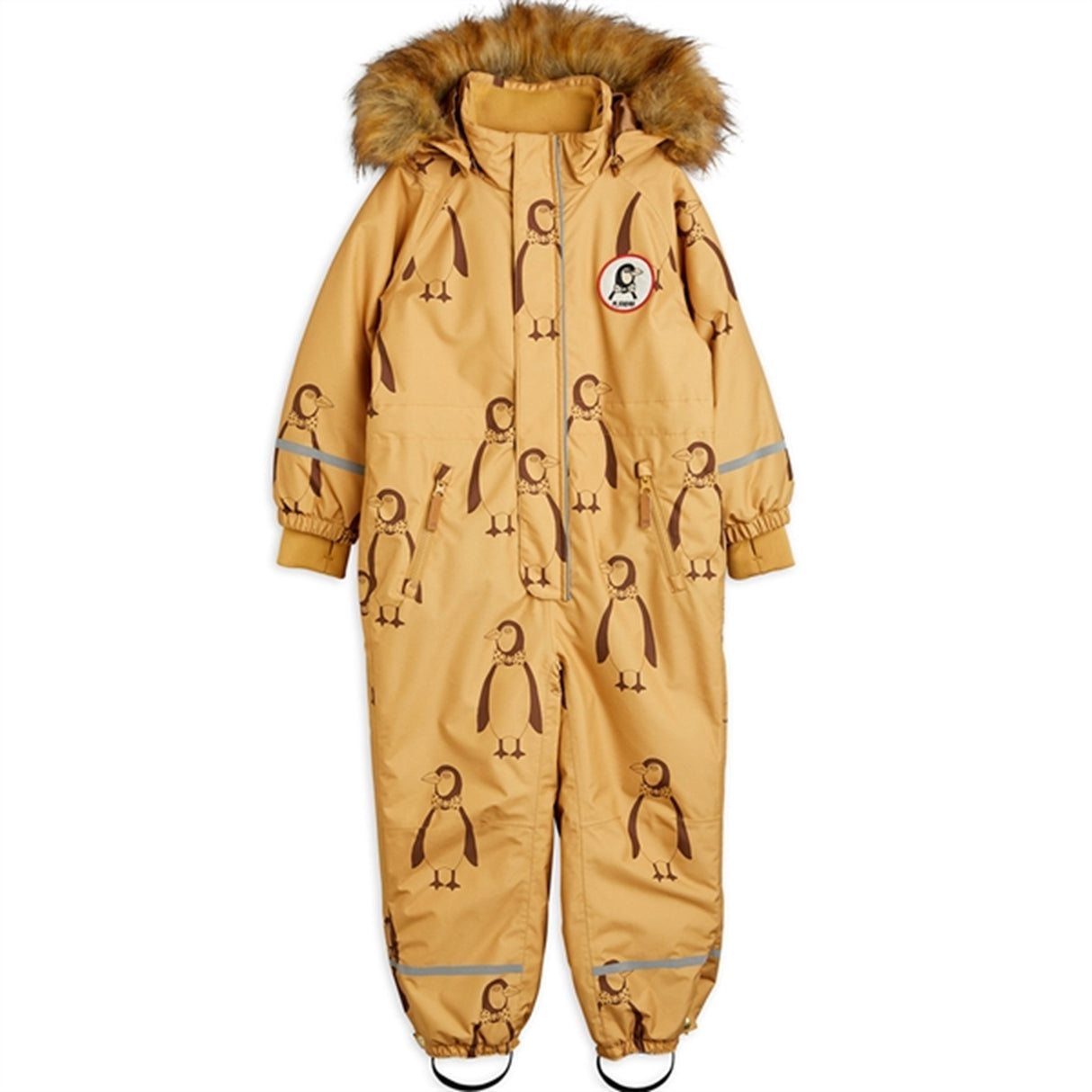 Mini Rodini Kebnekaise Penguin Overall Beige