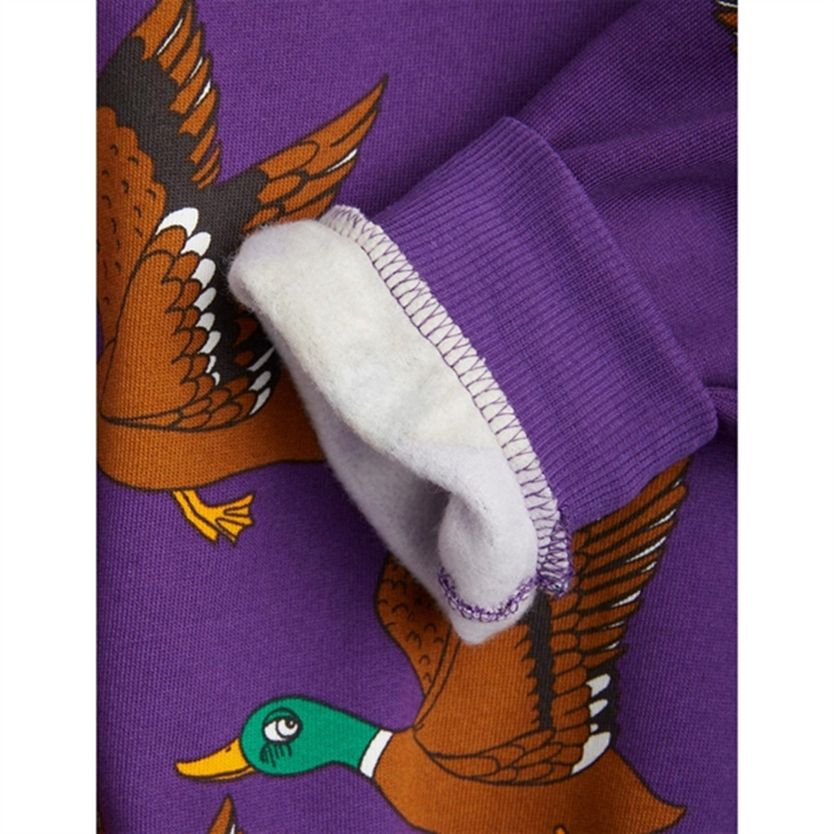 Mini Rodini Ducks Aop Sweatshirt Purple